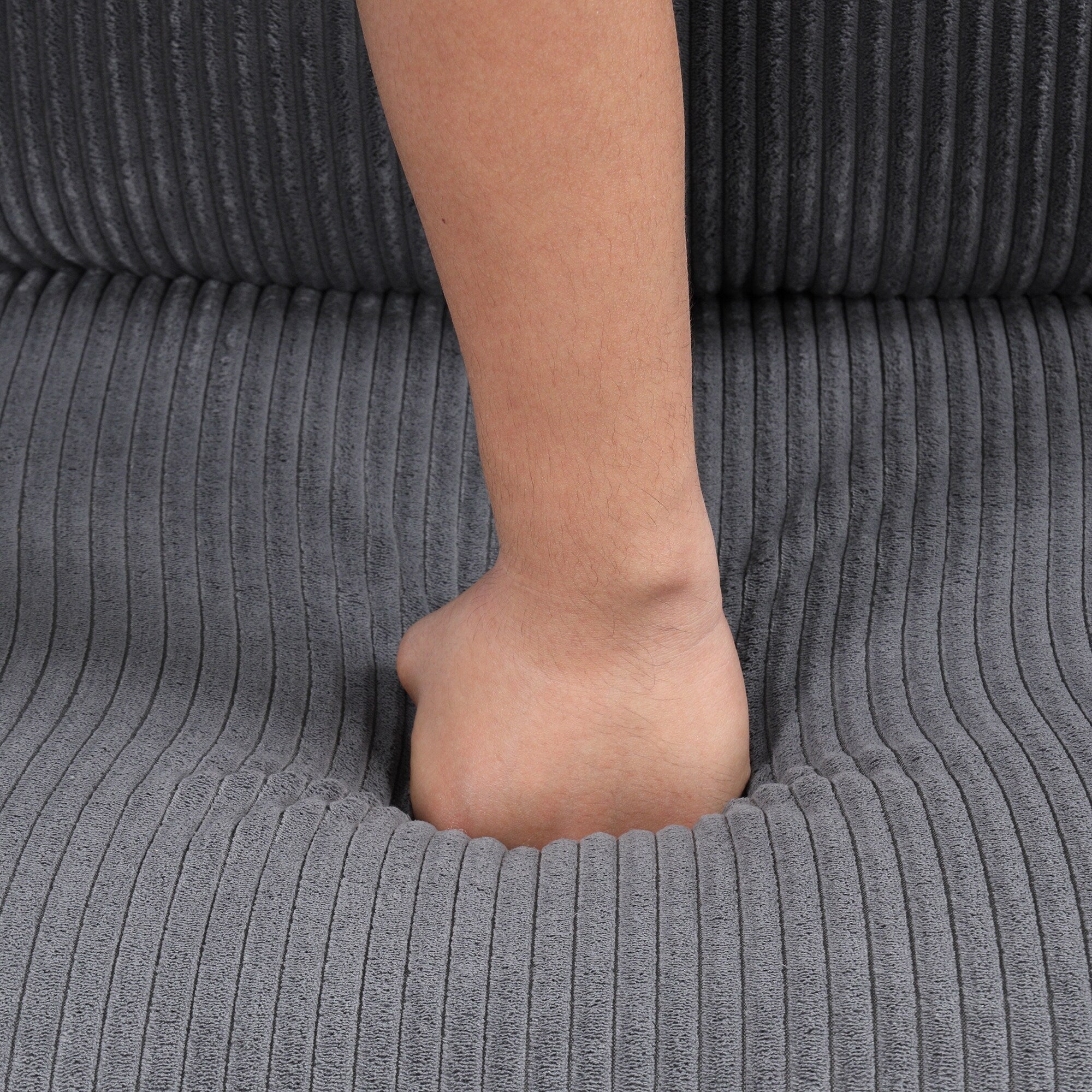 Canapé sectionnel classique en U 4 places avec coussins amovibles et pieds en bois massif pour salon ou bureau