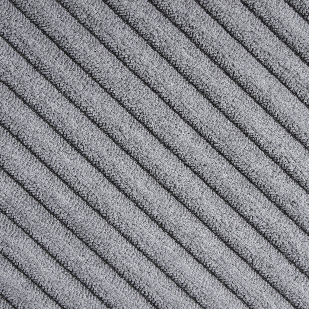 Canapé sectionnel classique en U 4 places avec coussins amovibles et pieds en bois massif pour salon ou bureau