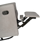 Fauteuil pivotant à bascule classique rembourré et inclinable manuellement