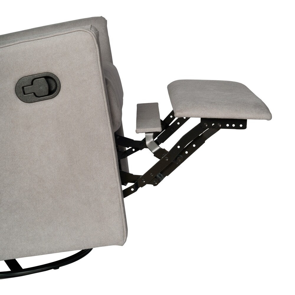 Fauteuil pivotant à bascule classique rembourré et inclinable manuellement