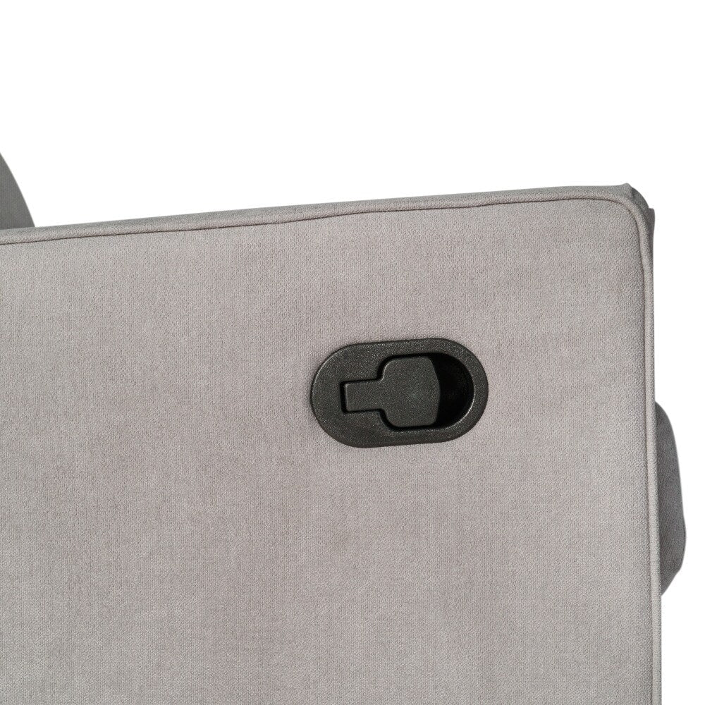 Fauteuil pivotant à bascule classique rembourré et inclinable manuellement