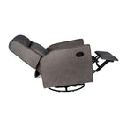 Fauteuil pivotant à bascule classique rembourré et inclinable manuellement