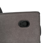 Fauteuil pivotant à bascule classique rembourré et inclinable manuellement