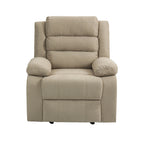 Fauteuil inclinable manuel classique et traditionnel, canapé simple