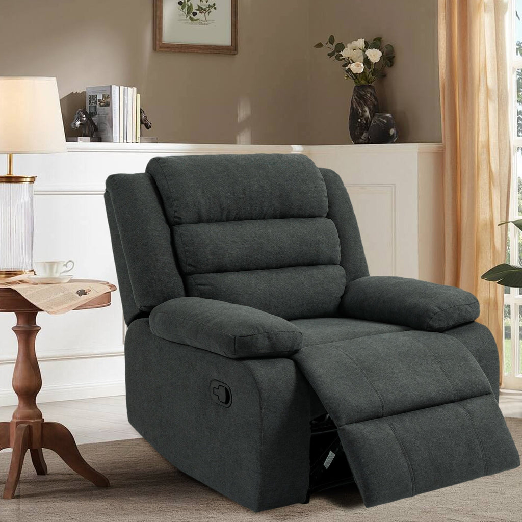 Fauteuil inclinable manuel classique et traditionnel, canapé simple
