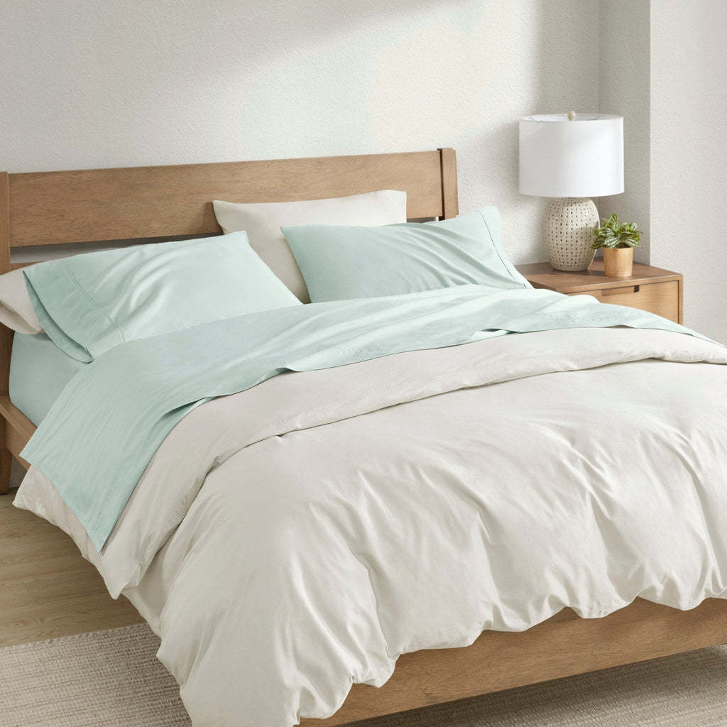 Ensemble de draps en coton Clean Spaces 300TC BCI