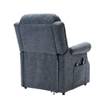 Fauteuil inclinable électrique Clihome en tissu chenille tricoté avec massage