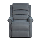 Fauteuil inclinable électrique Clihome en tissu chenille avec fonction massage