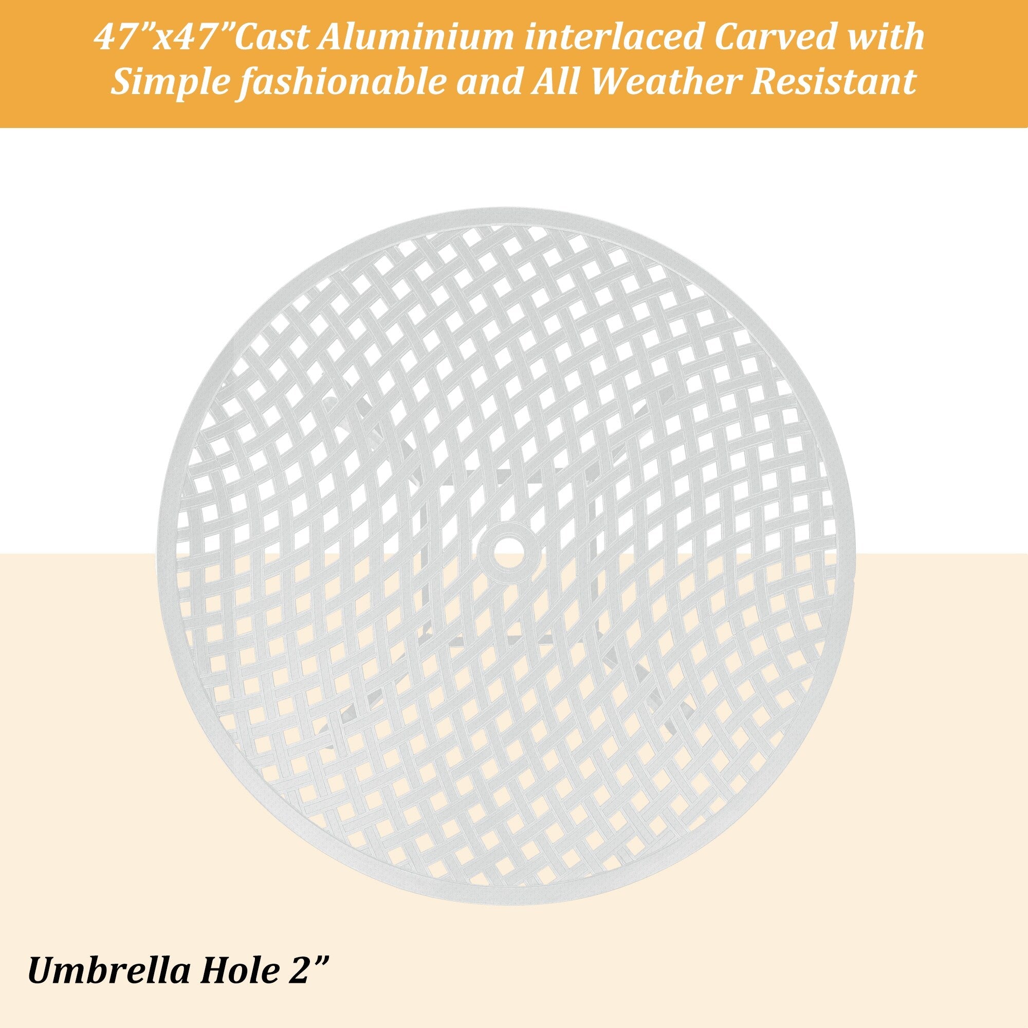 Ensemble de salle à manger d'extérieur Clihome 5 pièces en fonte d'aluminium