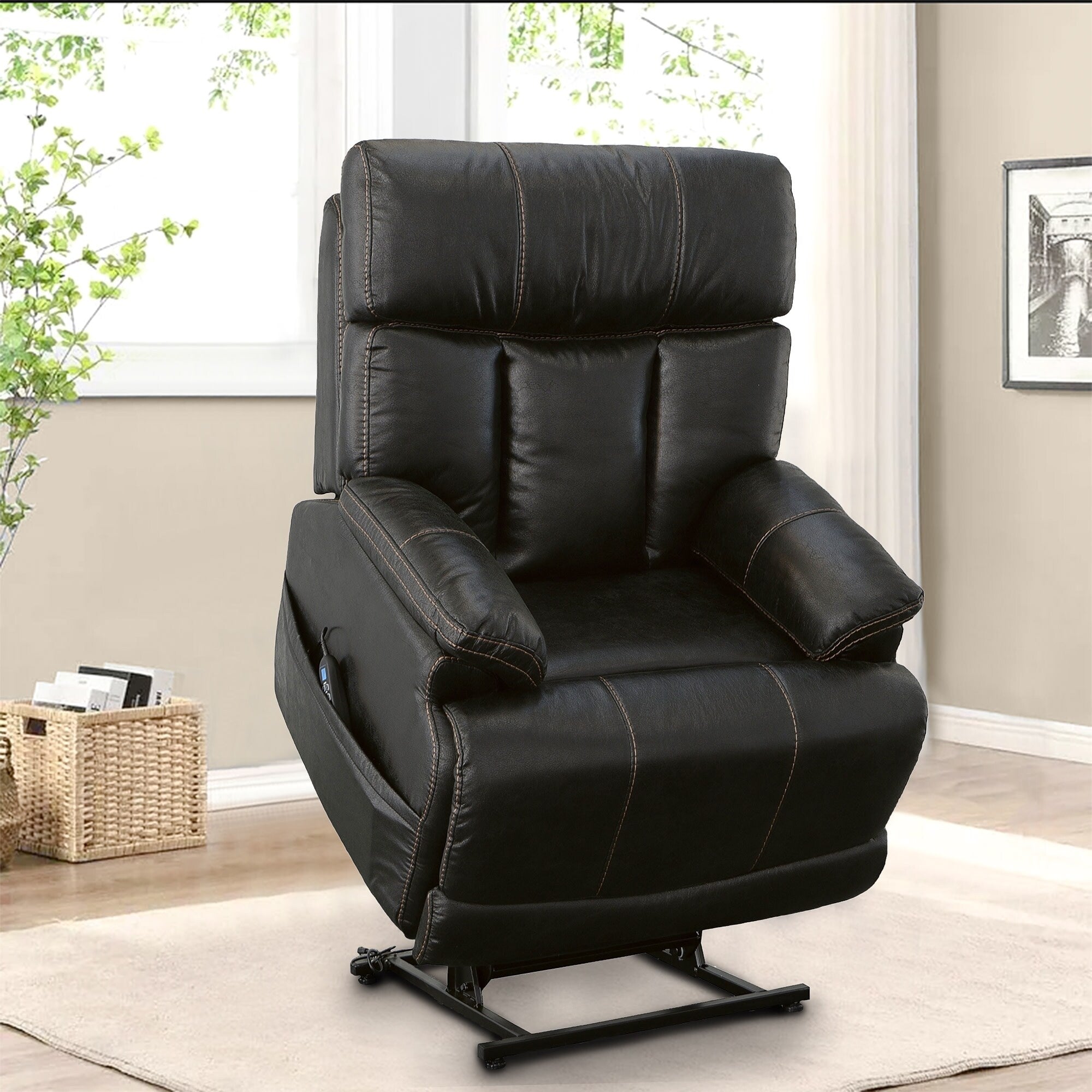 Fauteuil inclinable électrique Clive avec appui-tête électrique et lombaire par Flexsteel
