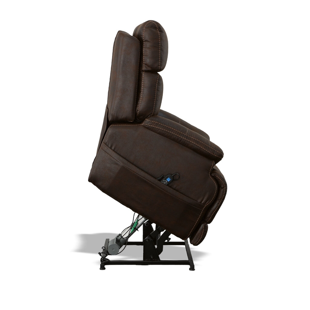 Fauteuil inclinable électrique Clive avec appui-tête électrique et lombaire par Flexsteel