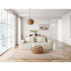 Canapé-lit modulable 2 places Cloud Soft en blanc