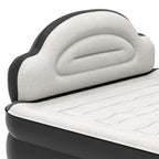 Matelas gonflable en forme de nuage avec cordon d'alimentation intégré, tête de pompe fixe et tête de lit gonflable