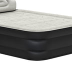 Matelas gonflable en forme de nuage avec cordon d'alimentation intégré, tête de pompe fixe et tête de lit gonflable