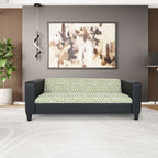 Canapés Coast to Coast Canapé 3 places moderne du milieu du siècle en similicuir avec cadre en bois massif et rembourrage