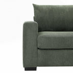 Canapé 2 places en velours côtelé Coastal Haven