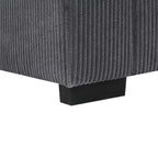 Canapé en velours côtelé Coastal Haven, tissu en velours côtelé doux pour les salons, les espaces invités ou les maisons de vacances