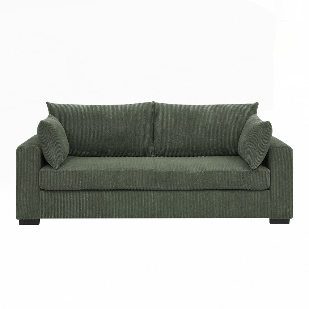 Canapé 2 places en velours côtelé Coastal Haven