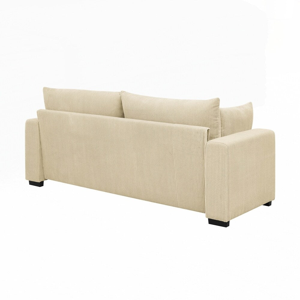 Canapé 2 places en velours côtelé Coastal Haven