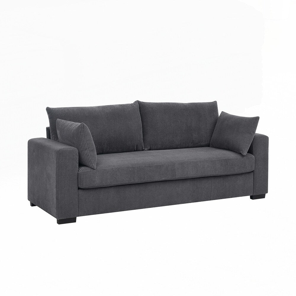 Canapé 2 places en velours côtelé Coastal Haven