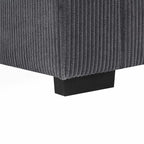 Canapé 2 places en velours côtelé Coastal Haven