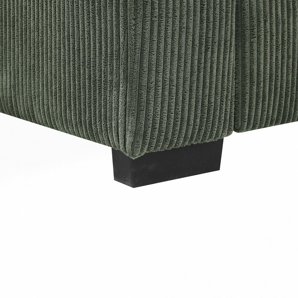 Canapé 2 places en velours côtelé Coastal Haven