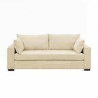 Canapé 2 places en velours côtelé Coastal Haven