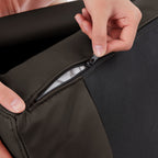 Canapé causeuse moderne en tissu café 49,6 pouces, adapté aux animaux de compagnie, avec coussin de dossier amovible et pieds en métal pour le salon