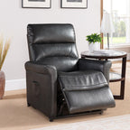 Fauteuil releveur électrique inclinable Colby gris anthracite foncé