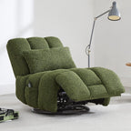 Fauteuil inclinable électrique Cole pivotant avec support lombaire