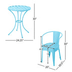 Ensemble bistrot d'extérieur 3 pièces Colmar par Christopher Knight Home