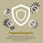 Matelas à mémoire de forme hypoallergénique en gel Comfiture Modern de 12 pouces par DreamMax