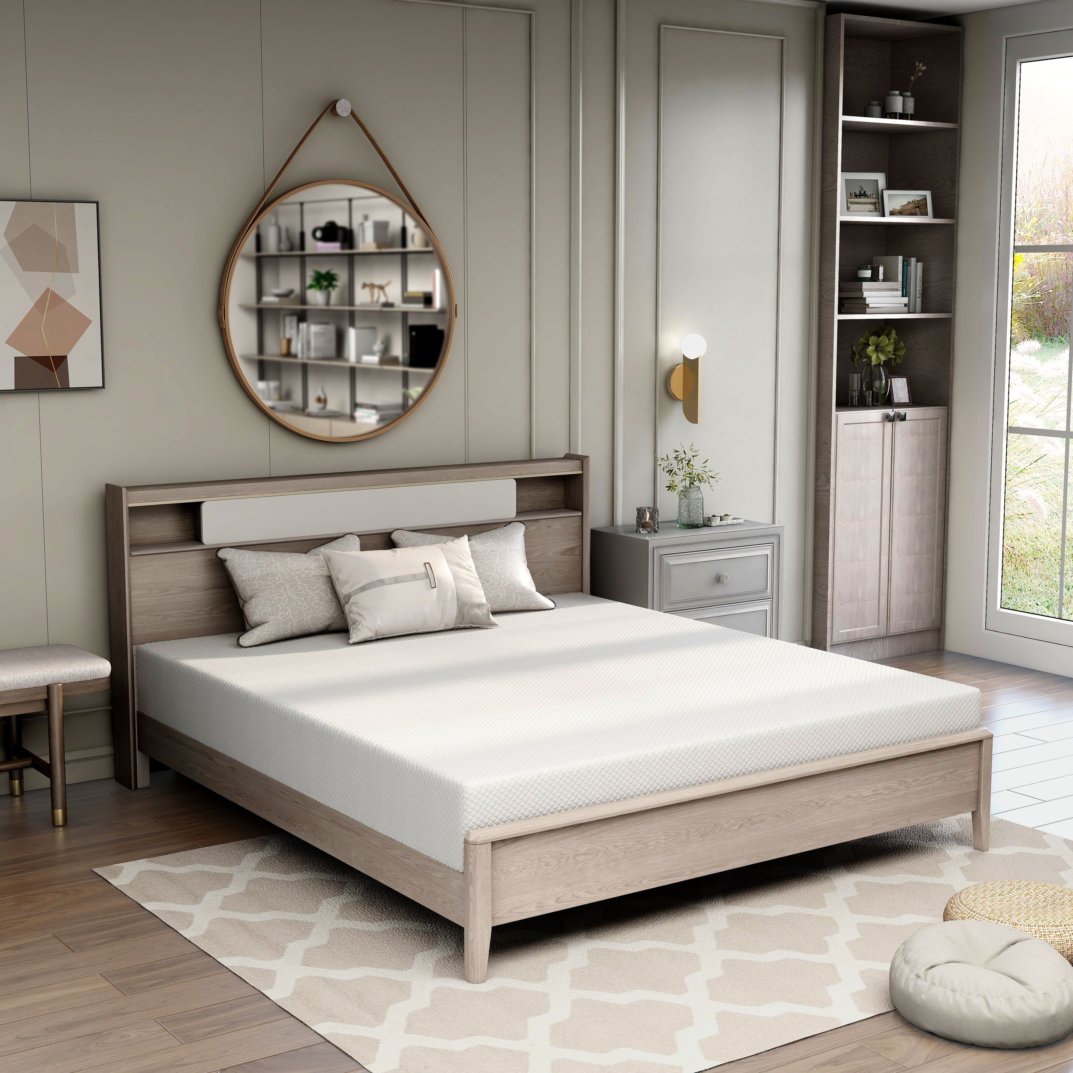 Matelas en mousse à mémoire de forme hypoallergénique Comfiture Modern de 8 pouces par DreamMax