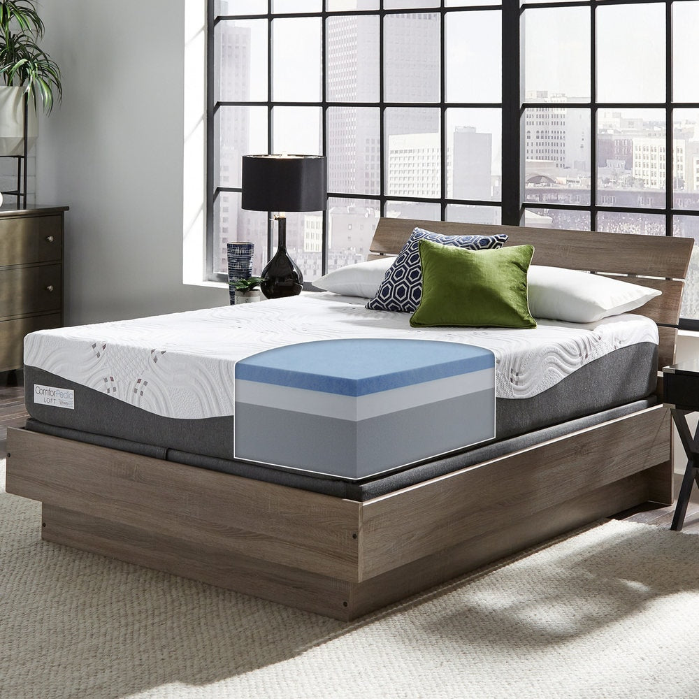 Ensemble de matelas en mousse à mémoire de forme ComforPedic Loft de BeautyRest de 12 pouces