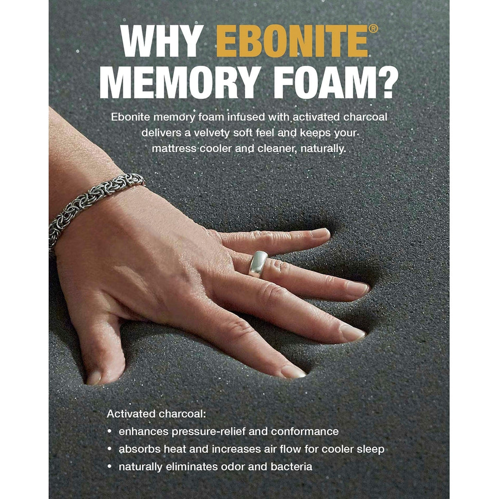 Matelas en mousse à mémoire de forme ComforPedic Loft de BeautyRest 12 Ebonite