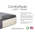 Matelas en mousse à mémoire de forme ComforPedic Loft de BeautyRest 12 Ebonite