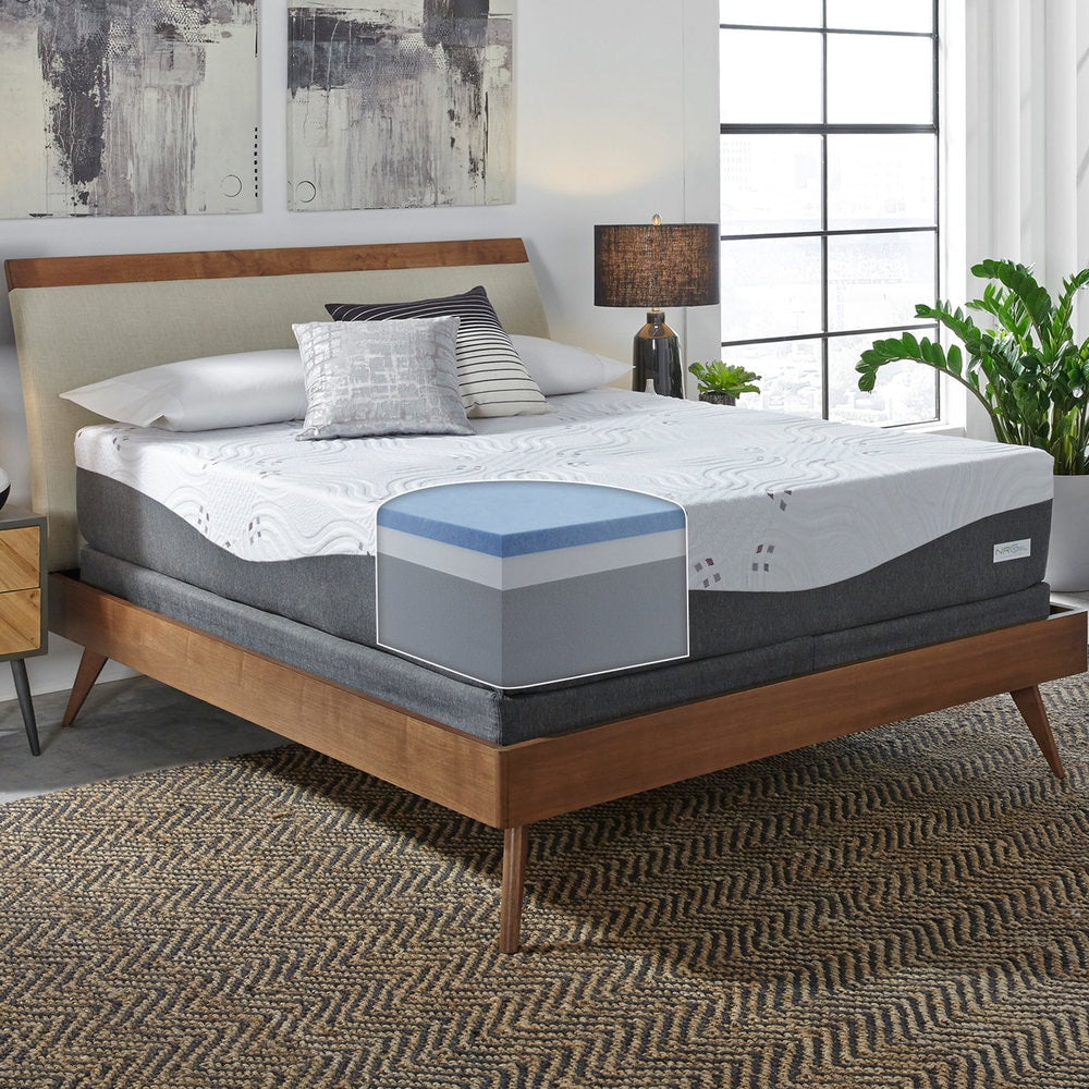 Ensemble de matelas en mousse à mémoire de forme ComforPedic Loft de BeautyRest de 14 pouces