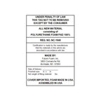 ComforPedic de Beautyrest Choisissez votre ensemble de matelas en mousse à mémoire de forme gel 10 pouces - Blanc - Blanc/Marron