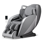 Fauteuil de massage complet du corps avec commande vocale et rouleau chauffant pour les pieds