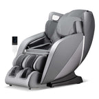Fauteuil de massage complet du corps avec commande vocale et rouleau chauffant pour les pieds