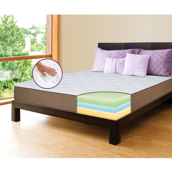 Matelas en mousse à mémoire de forme Comfort Memories de 12 pouces pour lit queen size