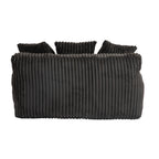 Canapé-lit en velours côtelé avec rembourrage en éponge hautement élastique, sans installation pour le salon