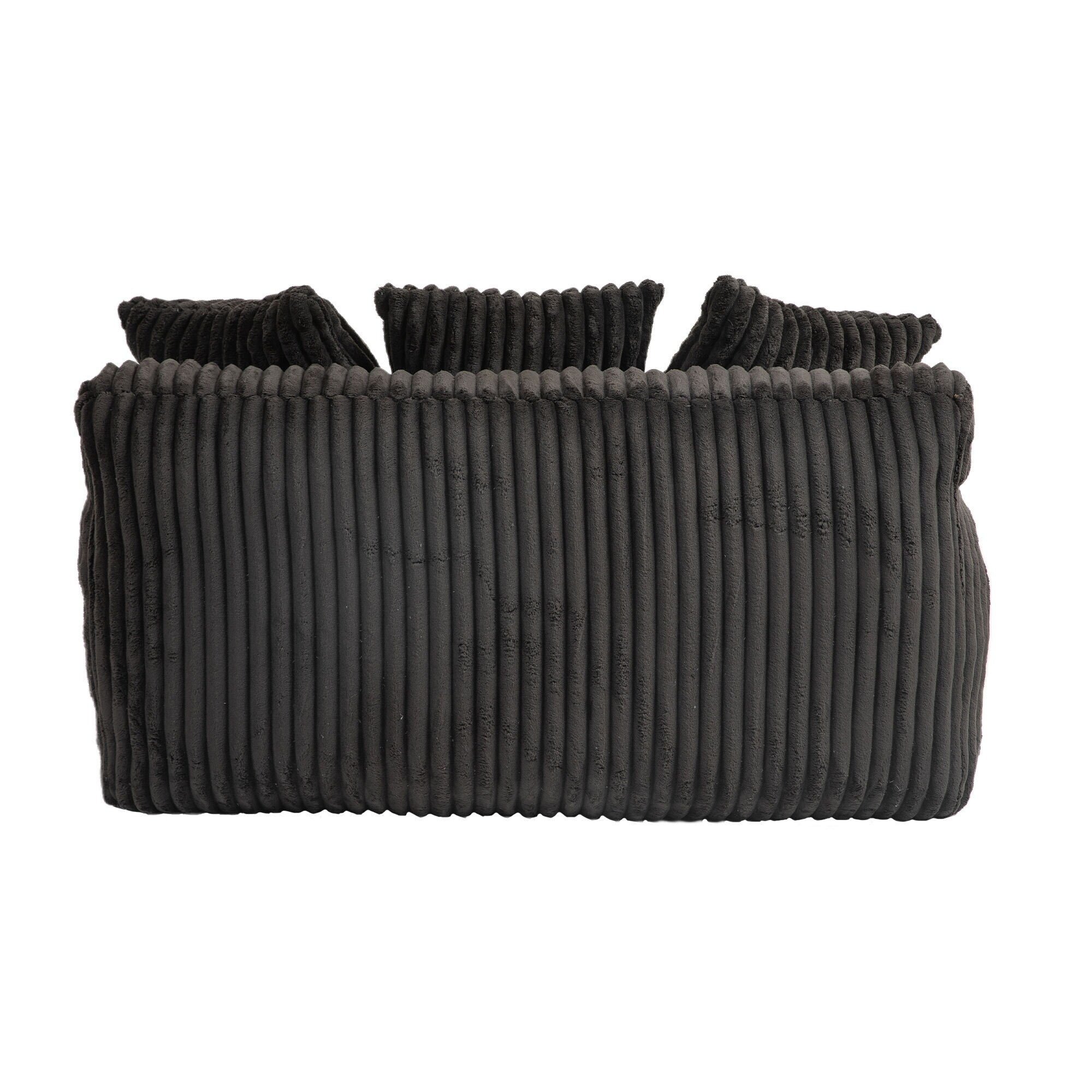 Canapé-lit en velours côtelé avec rembourrage en éponge hautement élastique, sans installation pour le salon