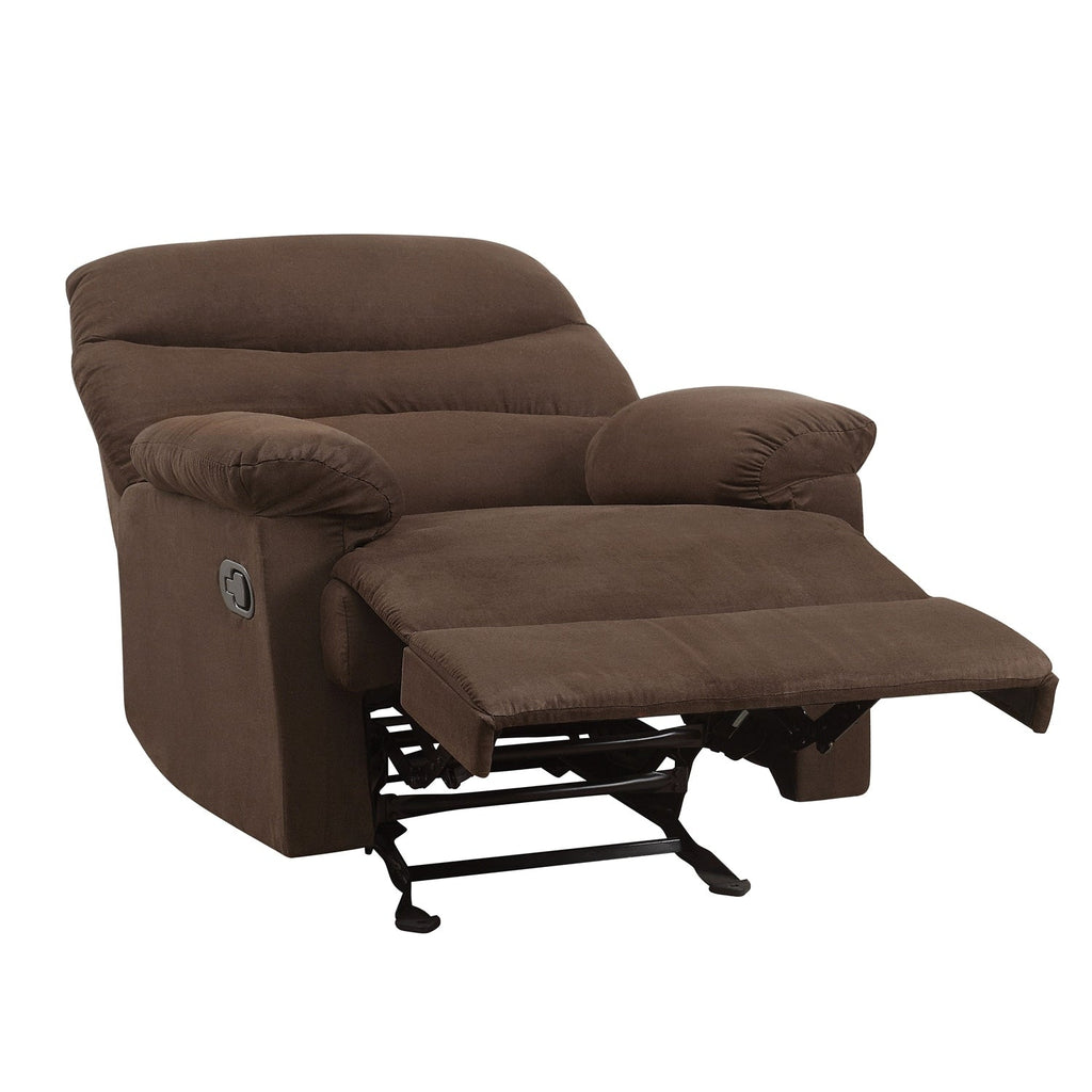 Fauteuil inclinable confortable en microfibre pour des moments de détente