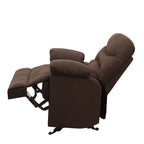 Fauteuil inclinable confortable en microfibre pour des moments de détente
