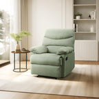Fauteuil inclinable confortable en microfibre pour des moments de détente