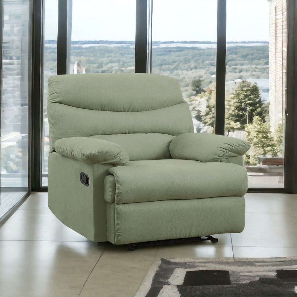 Fauteuil inclinable confortable en microfibre pour des moments de détente