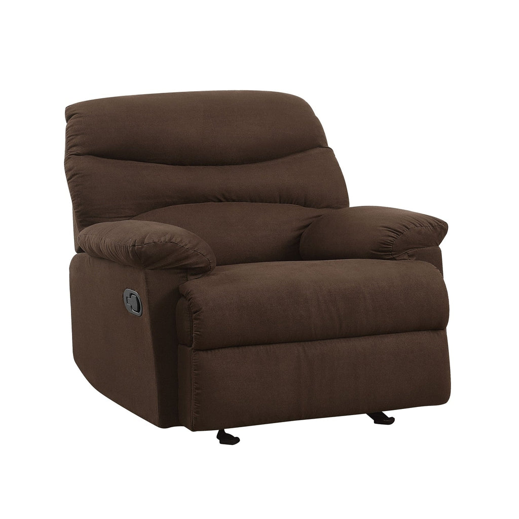 Fauteuil inclinable confortable en microfibre pour des moments de détente