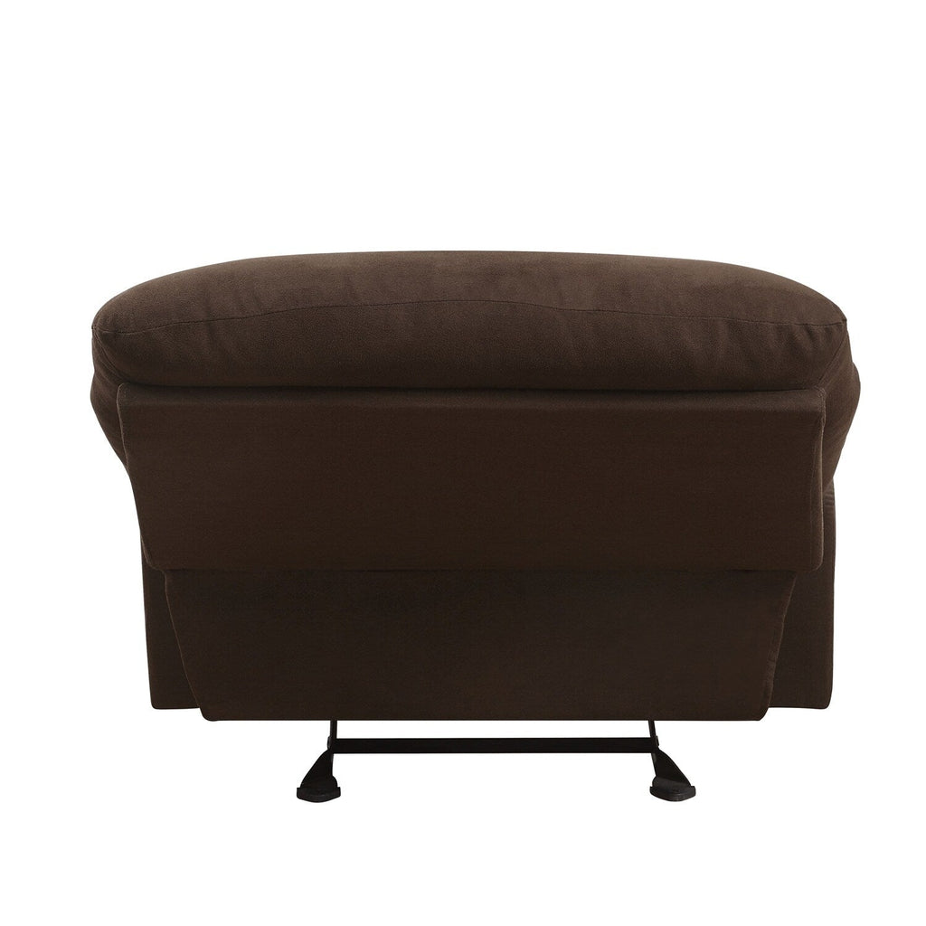 Fauteuil inclinable confortable en microfibre pour des moments de détente
