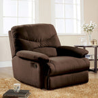 Fauteuil inclinable confortable en microfibre pour des moments de détente